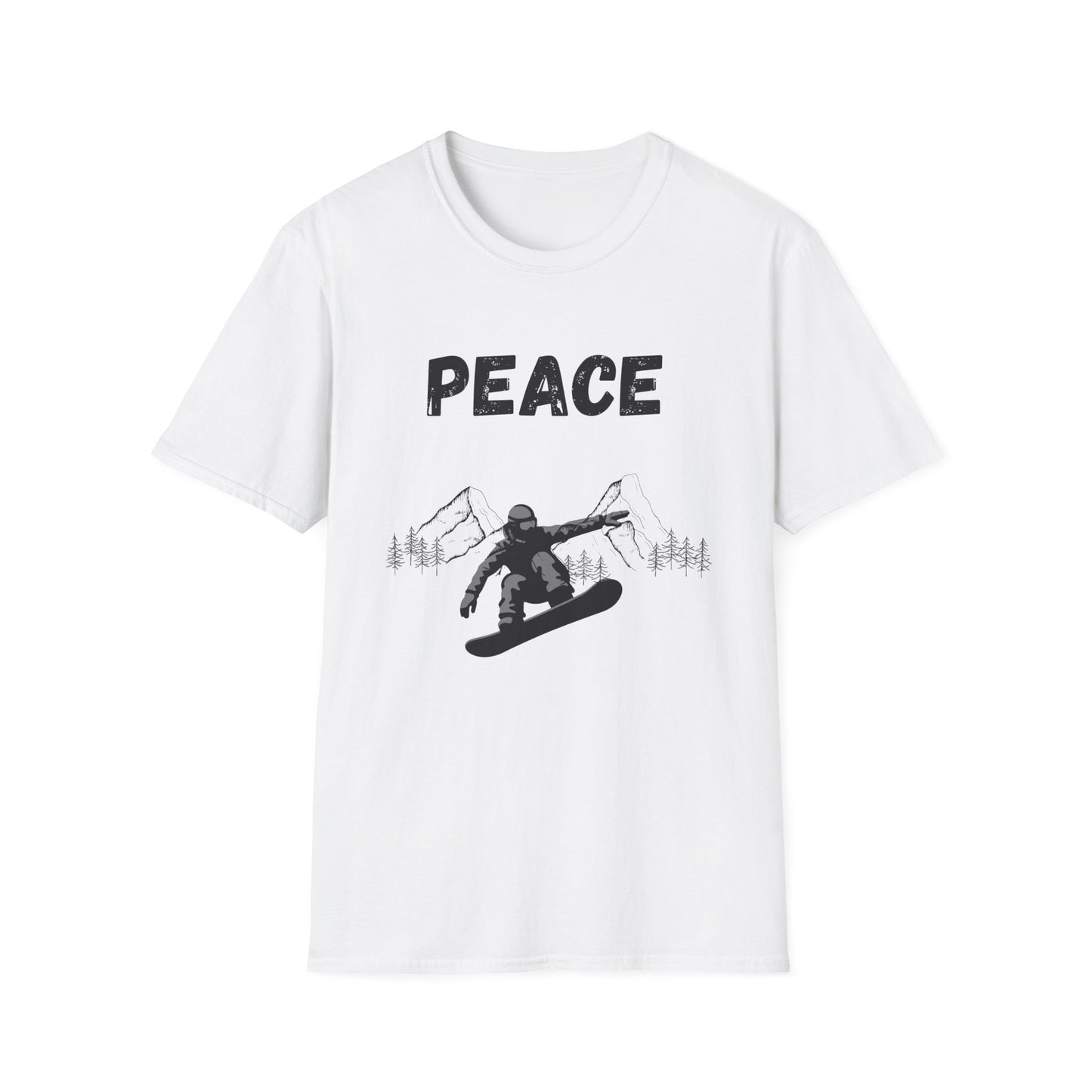 Peace—Snowboarding T-Shirt