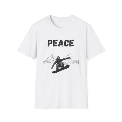 Peace—Snowboarding T-Shirt