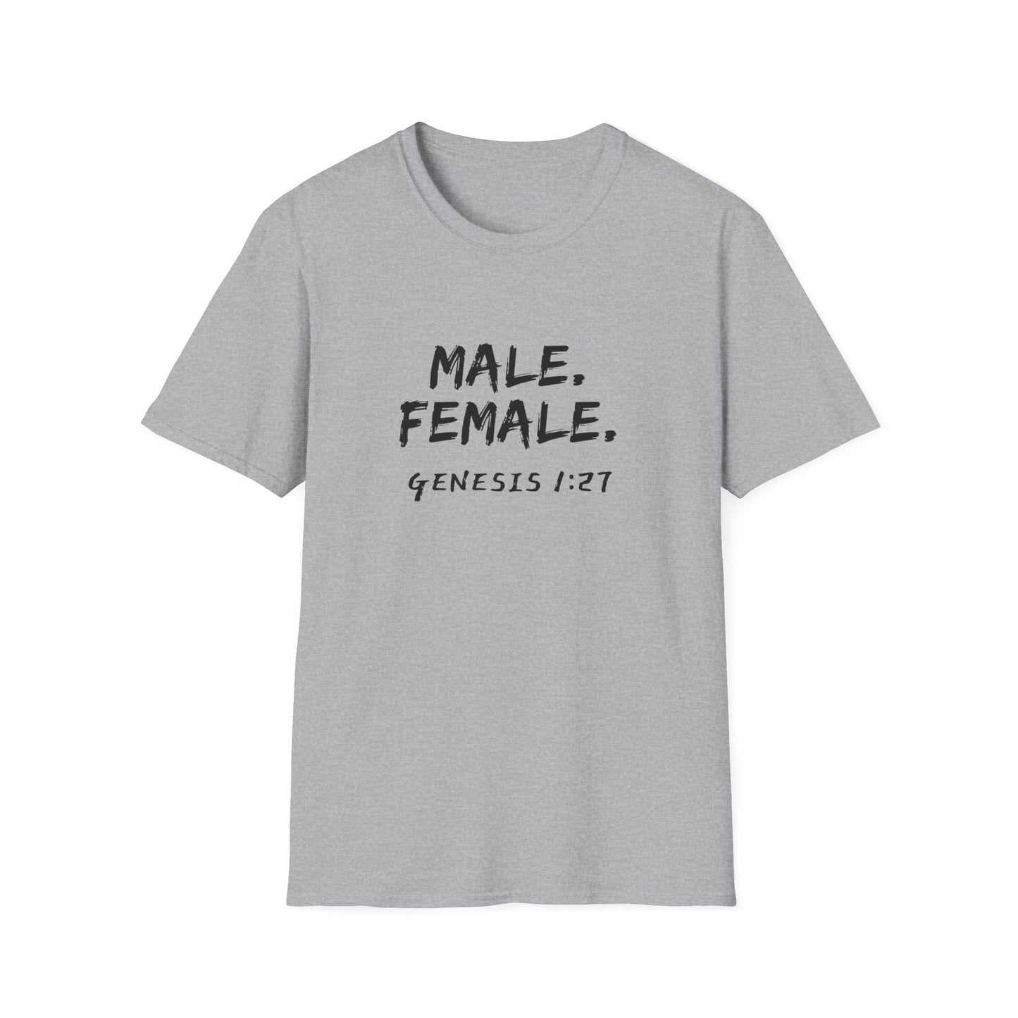 Male Female Genesis 1:27 T-Shirt