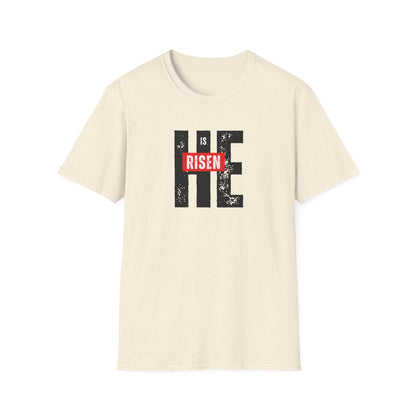 He Is Risen (block) T-Shirt