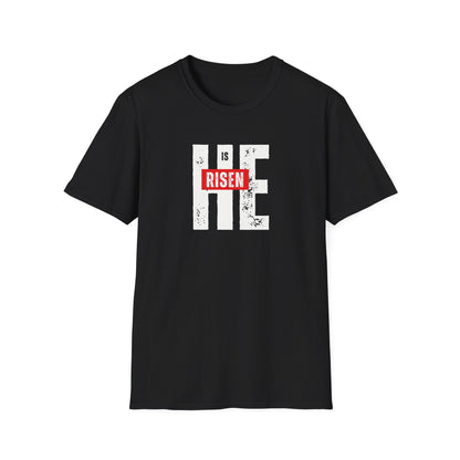 He Is Risen (block) T-Shirt