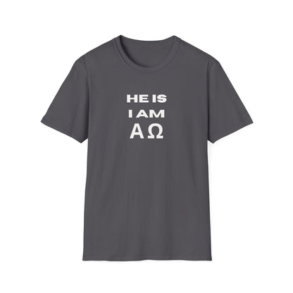 He Is I AM Alpha Omega T-Shirt