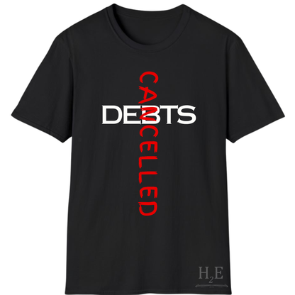 Cancelled DEBTS Cross T-Shirt