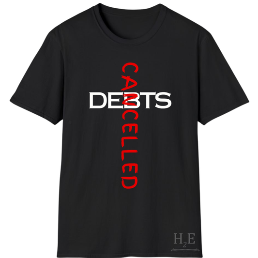 Cancelled DEBTS Cross T-Shirt